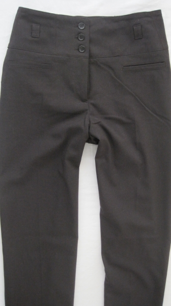 Businesshose, Anzugshose - Esprit Collesction, dunkelbraun bis schwarz, Größe 40 NEU