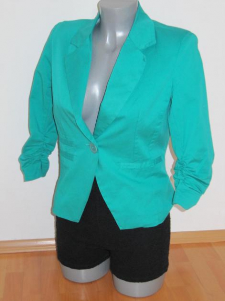 Kurz Blazer grün türkis