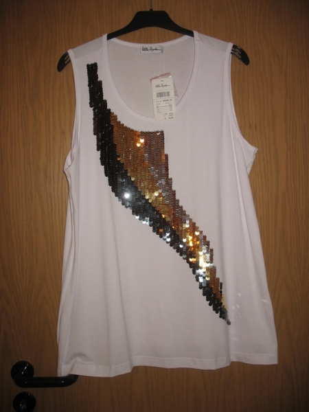 Partyoberteil Pailletten 