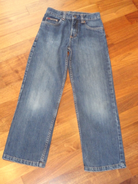 Bio cotton Jeans ~* Gr. 140 ~* Bund regulierbar ~*