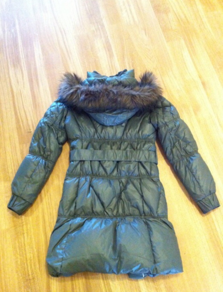 Esprit Steppmantel Daunenmantel Wintermantel grün waldgrün Gr. S 36