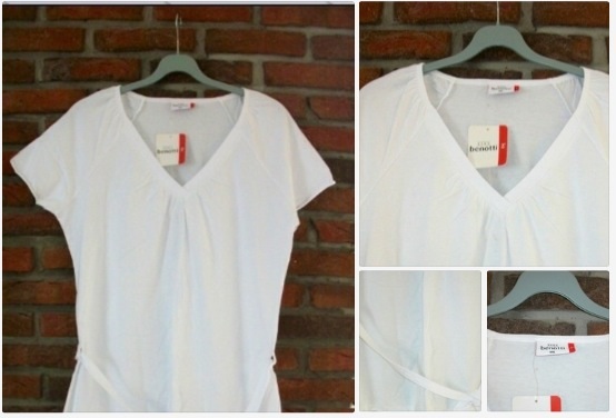 Long Shirt Tunika weiß Größe XXL ungetragen