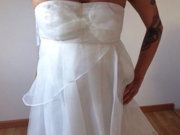 Cremefarbenes (Braut-)Kleid 32