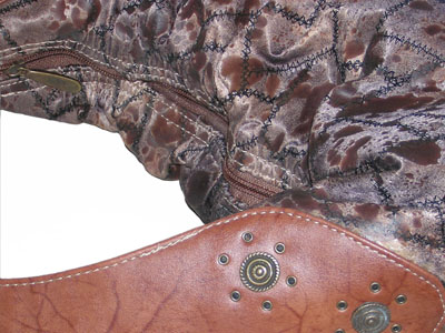 kleine handtasche braun Vintage