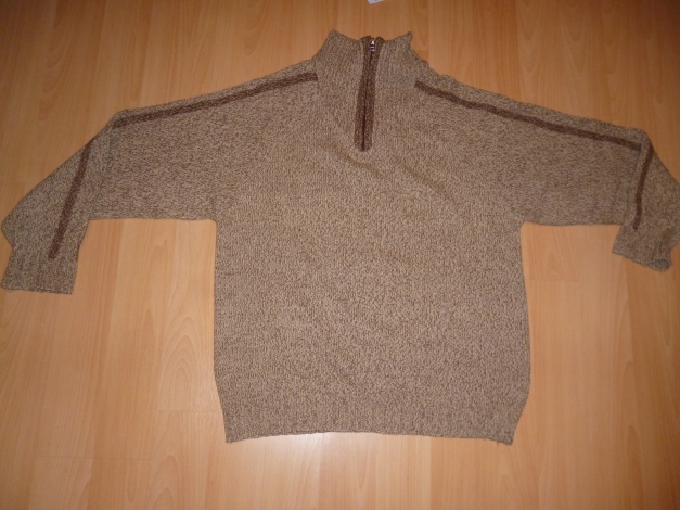 Hajo Herren Kragenpulli, Pullover mit Zipper Gr.56 / XXL