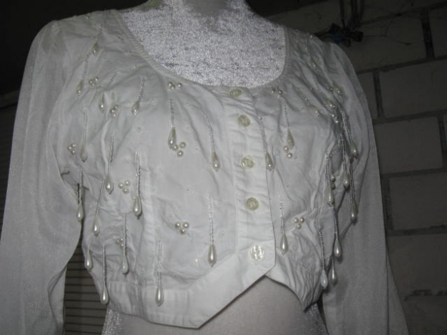 *** SEXY ~ Kurz ~ Bluse ~ Perlen ~ Pailletten ~ Feminin ***