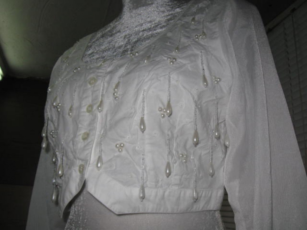 *** SEXY ~ Kurz ~ Bluse ~ Perlen ~ Pailletten ~ Feminin ***