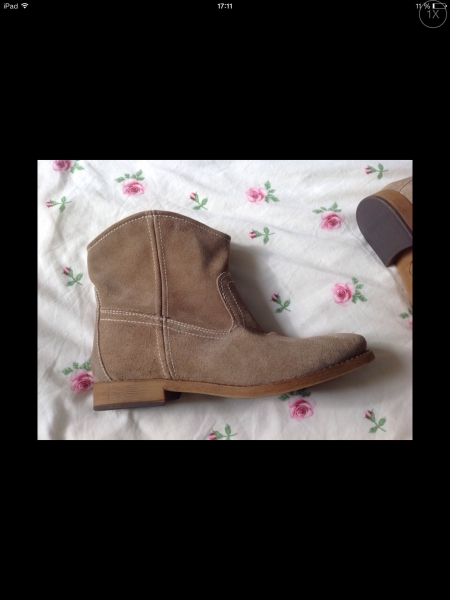 neue Wildleder Stiefeletten