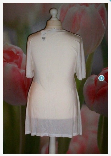 H&M Shirt Tunika Gr. L, weiß, ungetragen