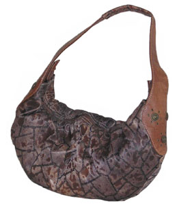 kleine handtasche braun Vintage