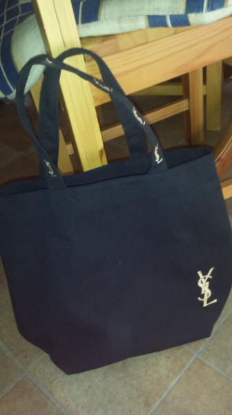 Yves Saint Laurent Tasche Schwarz Pink Ysl