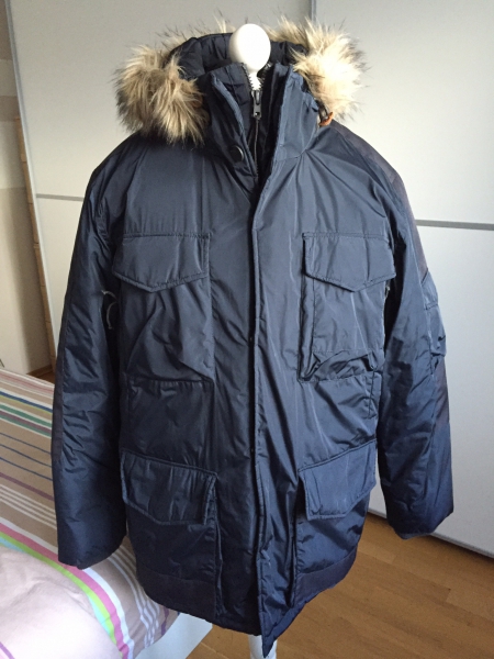 Herren Daunen Jacke  Mantel von LOGG H&M * dunkel-blau * XL