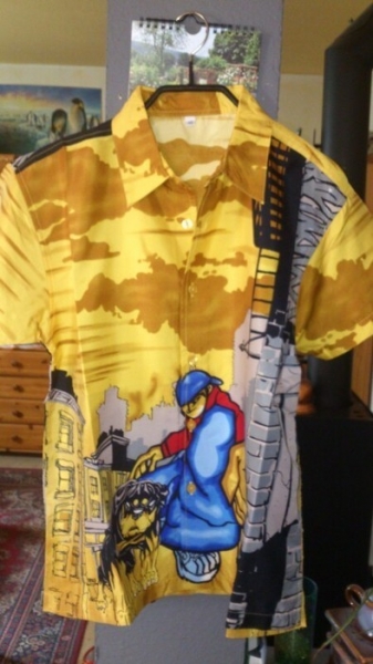 tolles Hemd mit Druck Gr,140 Neu