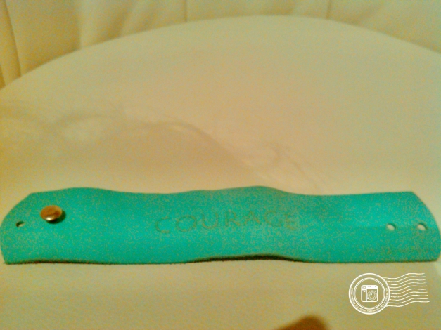 Leder Armband Schmuck Courage Türkis, Joy natural Life