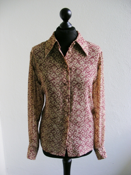 90er Jahre Kostüm in Herbstfarben