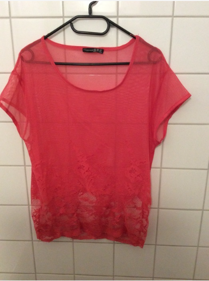 pinkes Netz Oberteil