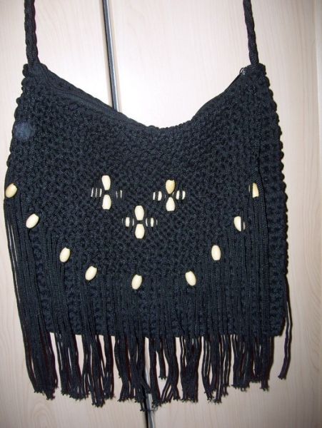 tolle häkeltasche gehäkelt zopfmuster boho blogger faden fäden hippie neu 