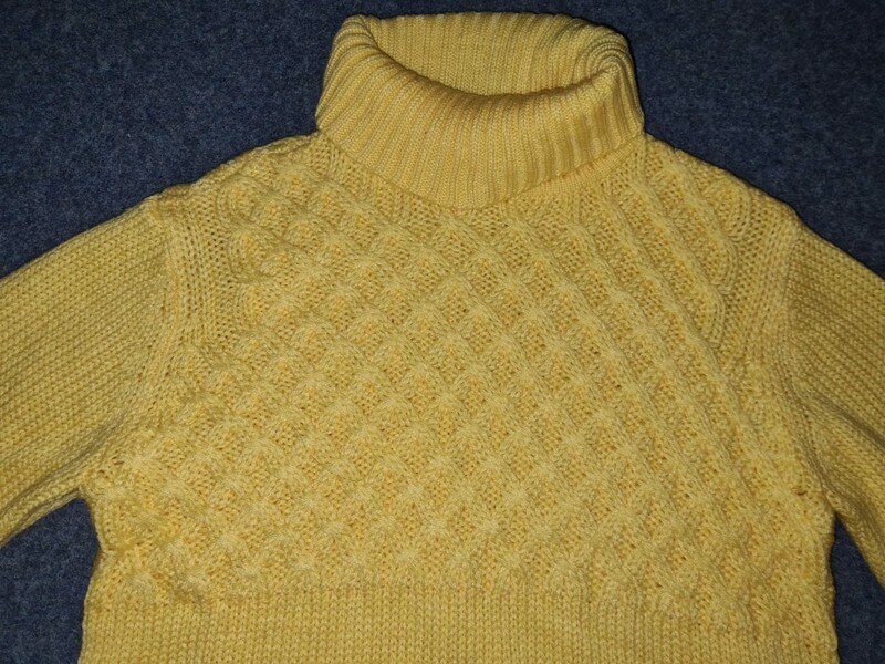 Rollkragenpullover Pullover Gr. L gelb NEU