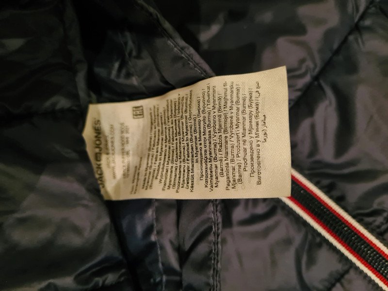 Übergangsjacke Gr. S Jack & Jones marineblau Steppjacke Jacke