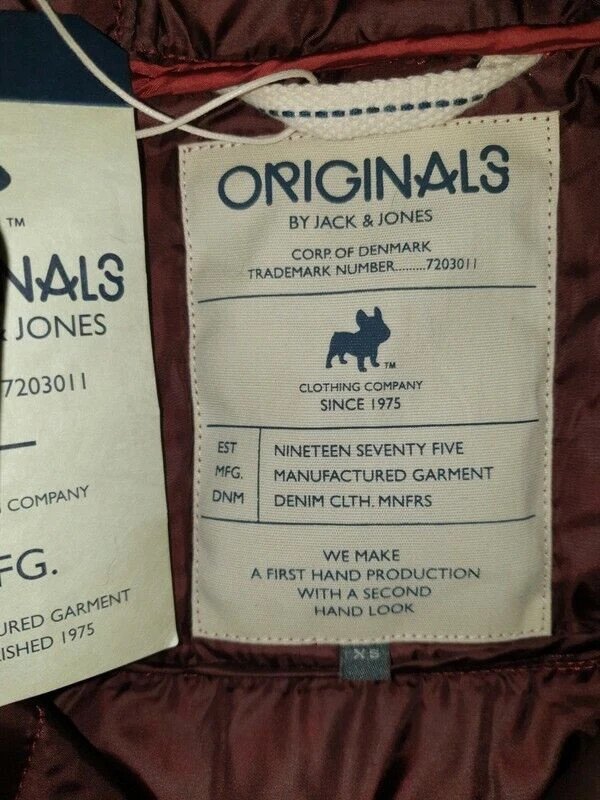 Steppjacke Jack & Jones Gr. XS rostbraun Übergangsjacke Jacke