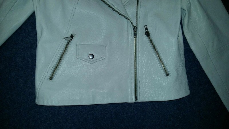 Selected Jacke Lederjacke Leder Gr.40/L Biker Bikerjacke Blazer €310 NEU