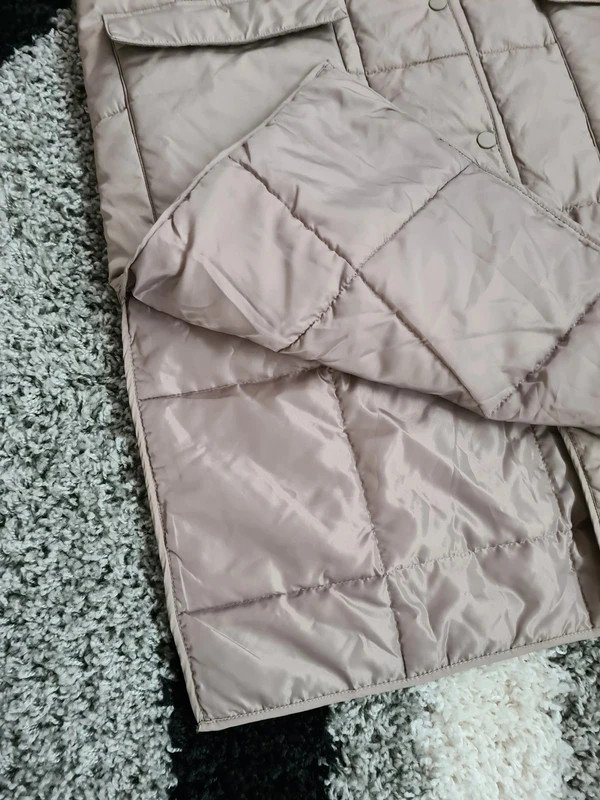 Pieces Maternity Gr.XL Weste Steppweste beige umstandsmode