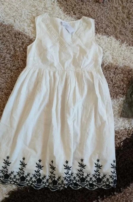 Umstandskleid Mama Licious Gr. 38 creme / schwarz