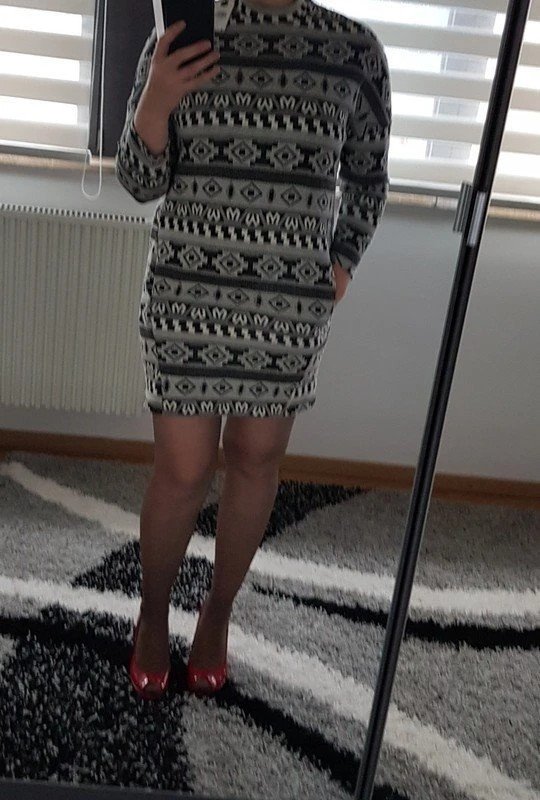 Minikleid Only Oversize Gr. S (36-40) 3/4 Arm Sweatkleid Kleid