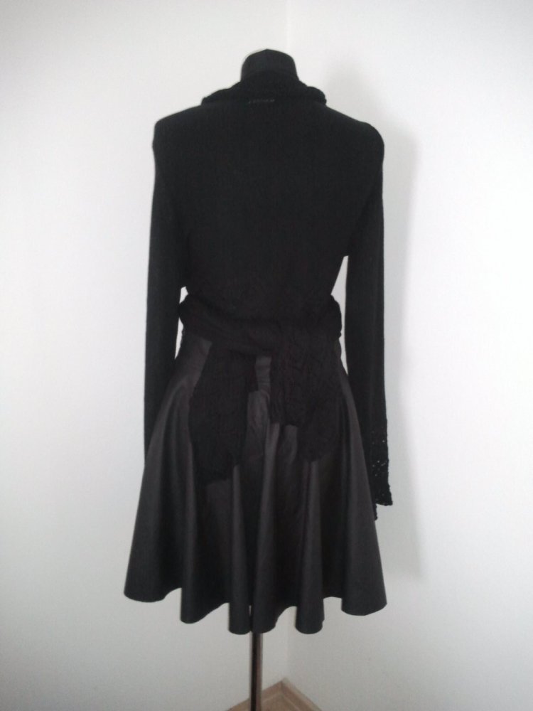 Wasserfall Cardigan Pulli Jacke Strickjacke Coat Cape Gr.36/38 S/M Vivien Caron