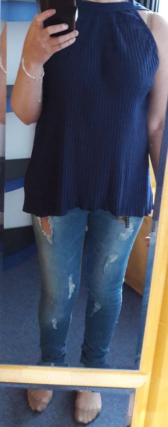  Only  Hemd,Bluse, T-Shirt, Gr. S 36 tunika, top, Oberteil Plissee 