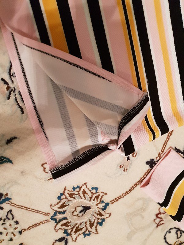 Top Langarm Jersey Bügelfrei Streifen Gr. XL (40/42) Noisy May