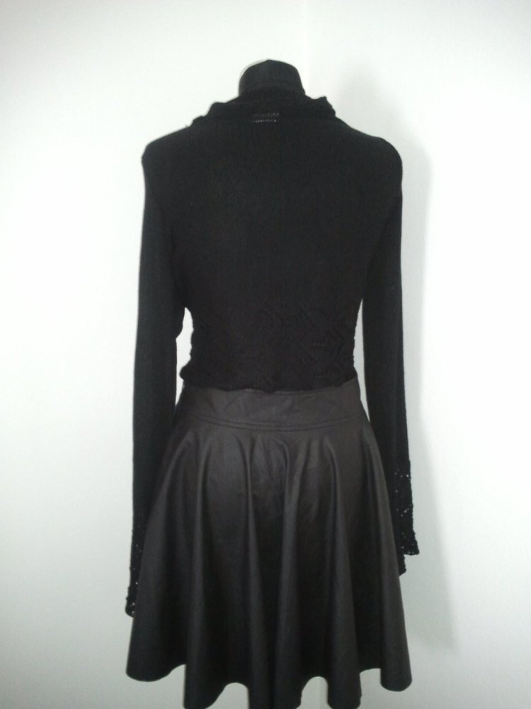 Wasserfall Cardigan Pulli Jacke Strickjacke Coat Cape Gr.36/38 S/M Vivien Caron