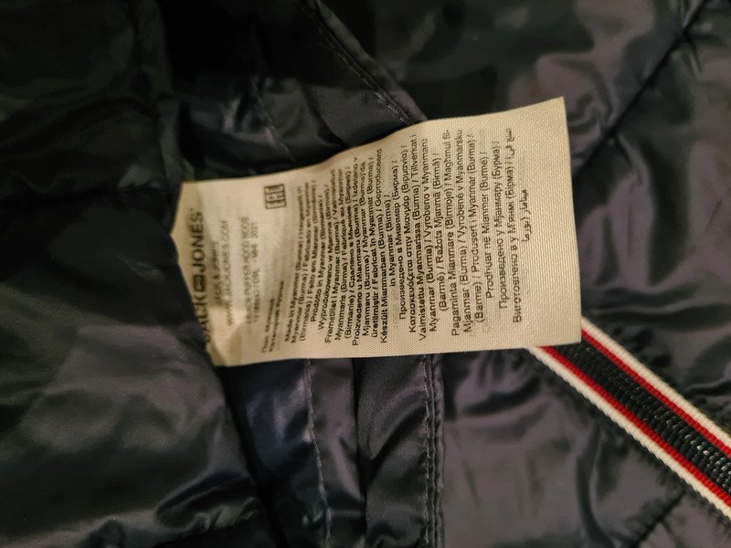 Übergangsjacke Gr. S Jack & Jones marineblau Steppjacke Jacke