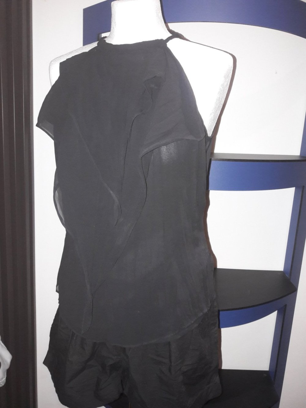 Bluse Top Shirt T-Shirt Hemd Vero Moda Gr. S 36 XS 34 Tunika Long locker NEU