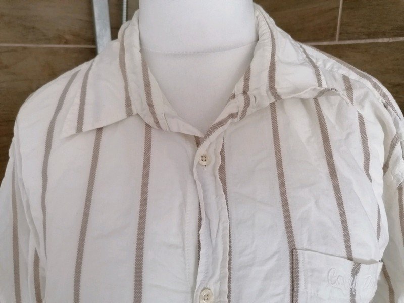 Camp David original legeres Langarm Hemd Gr. XL gestreift 100%Baumwolle