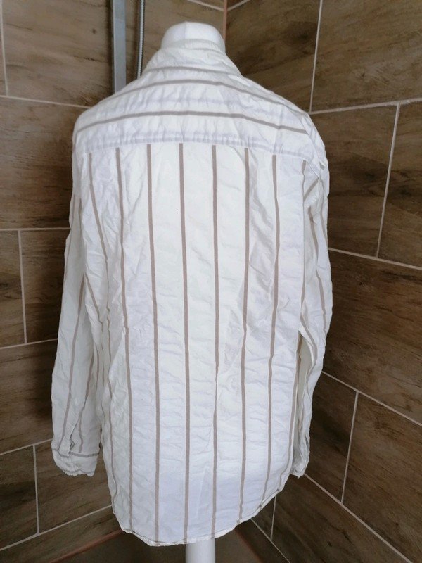 Camp David original legeres Langarm Hemd Gr. XL gestreift 100%Baumwolle