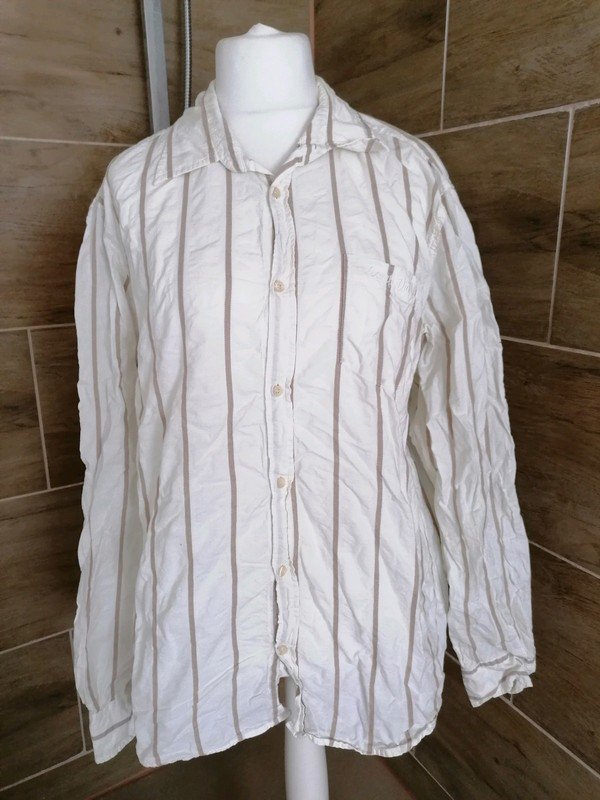 Camp David original legeres Langarm Hemd Gr. XL gestreift 100%Baumwolle