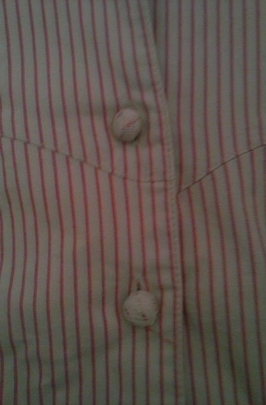 Vintage Bluse mit Spitze G. 38