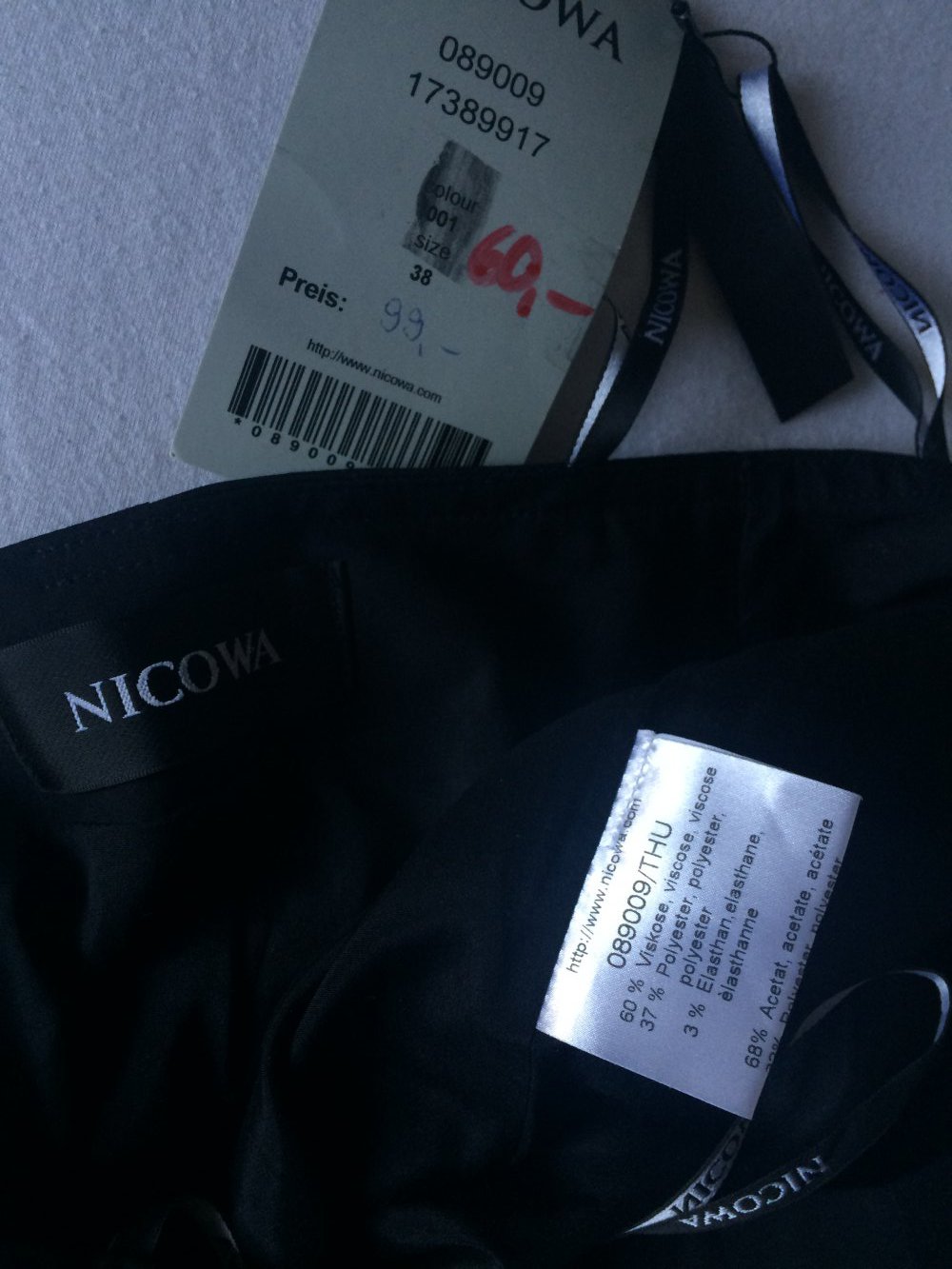 Neu: Nicowa Business Highwaistrock schwarz