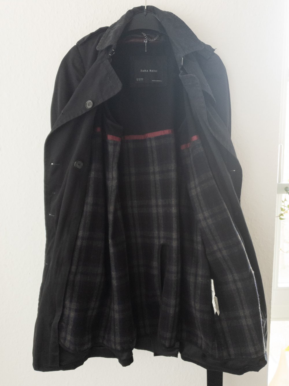 Trenchcoat I Zara I schwarz I XS