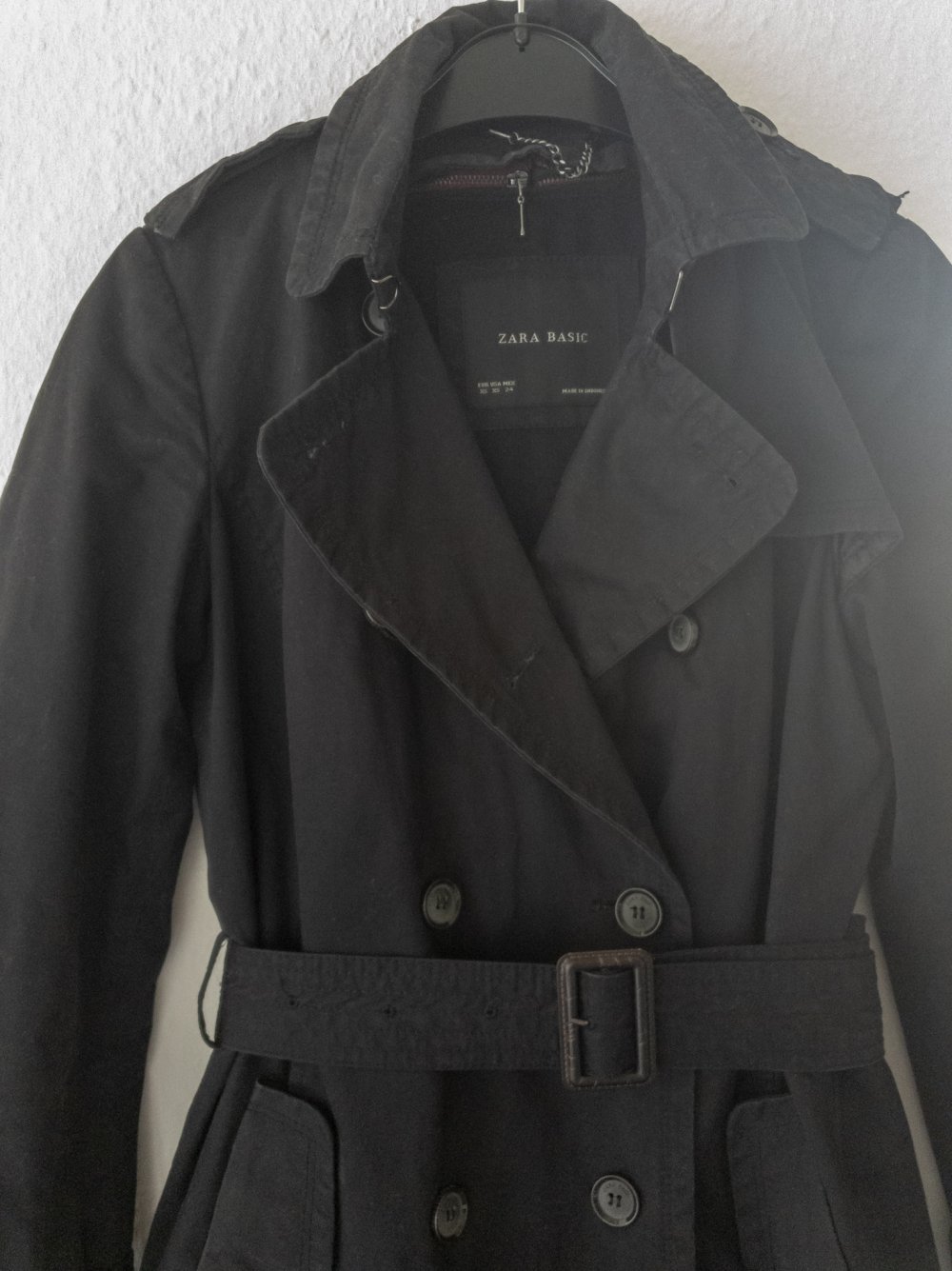 Trenchcoat I Zara I schwarz I XS