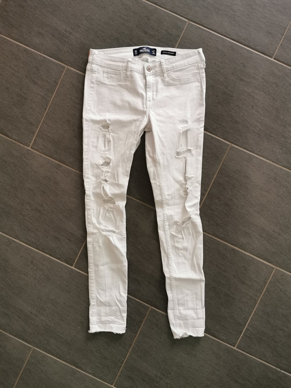 Weiße Jeans Hollister W27L30