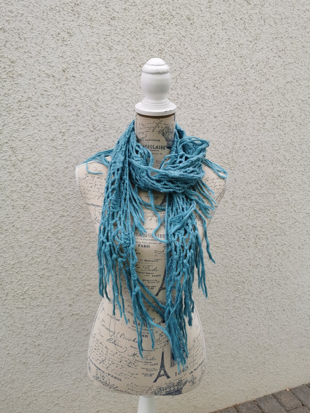 Schönes blaues Tuch 