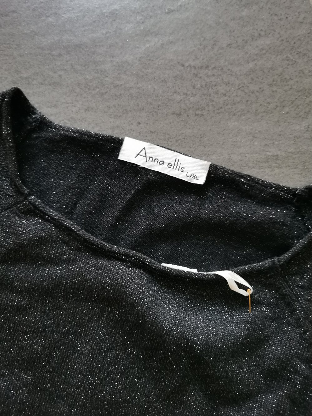 Cashmere Langarmshirt glitzer 