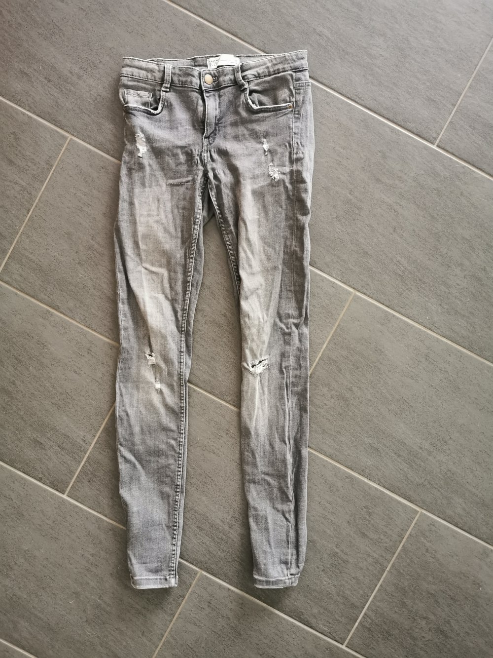 Graue Jeans Zara Größe 38