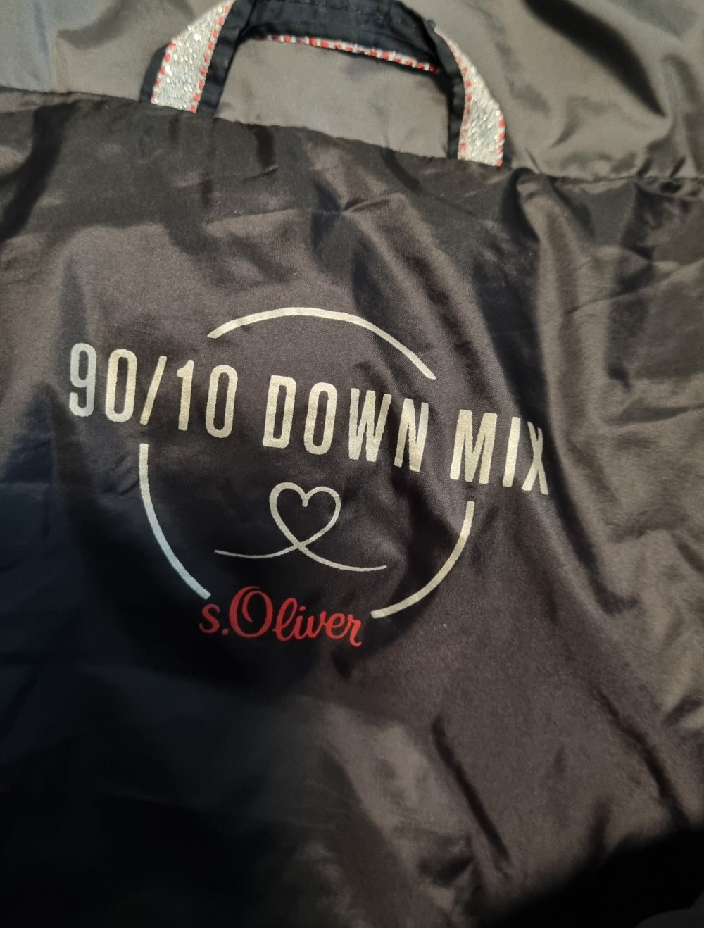 Dunkelblauer Steppmantel von Soliver