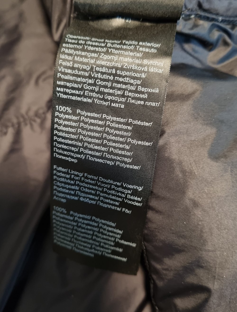 Dunkelblauer Steppmantel von Soliver