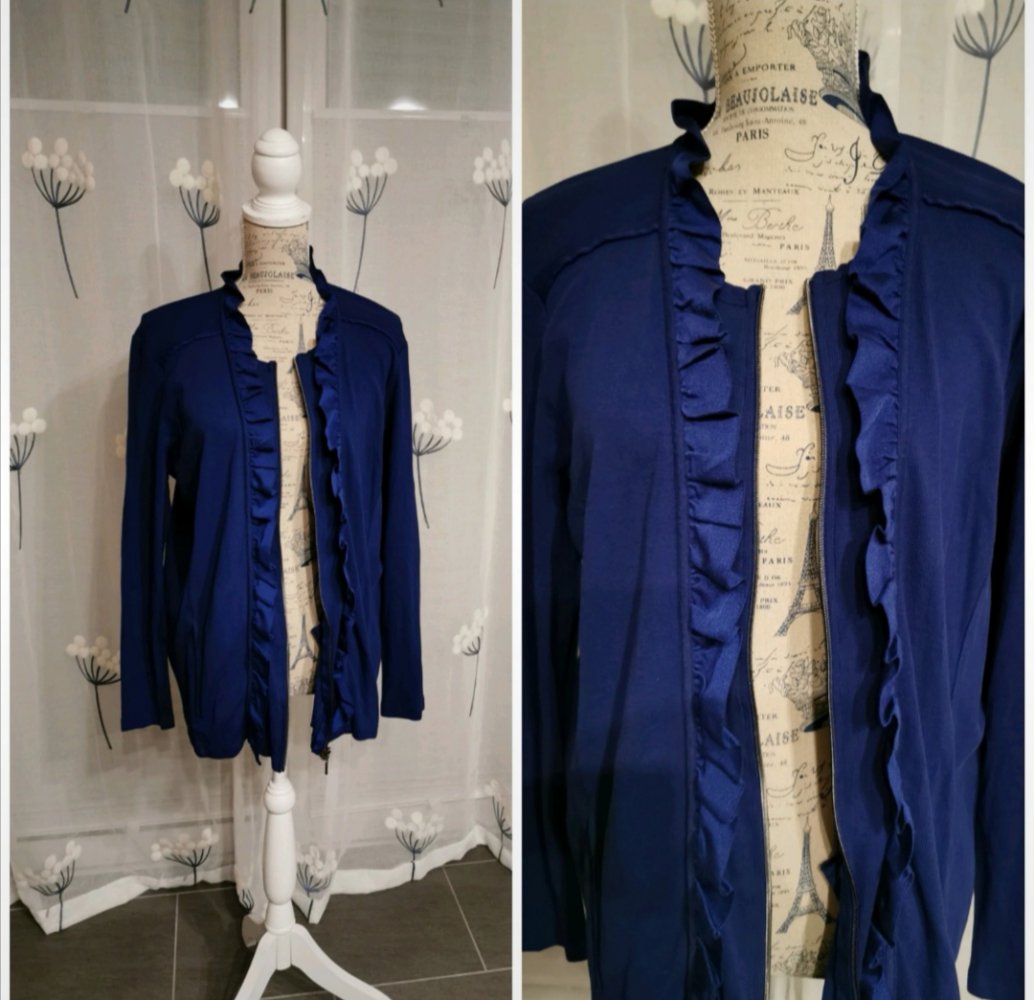 Blaue Strickjacke von Bonita 