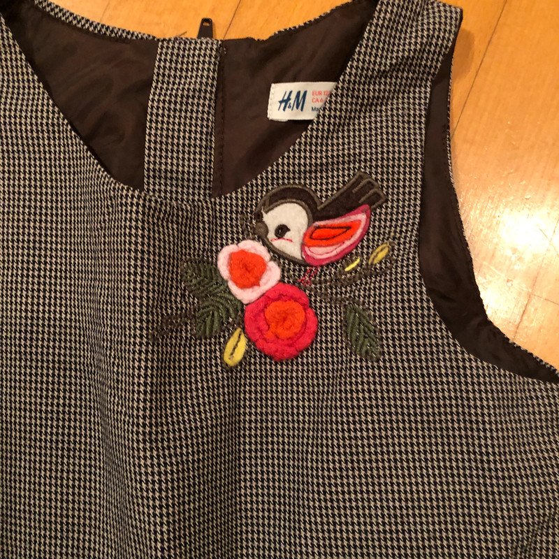 Süßes Kleidchen Hahnentritt Gr. 122