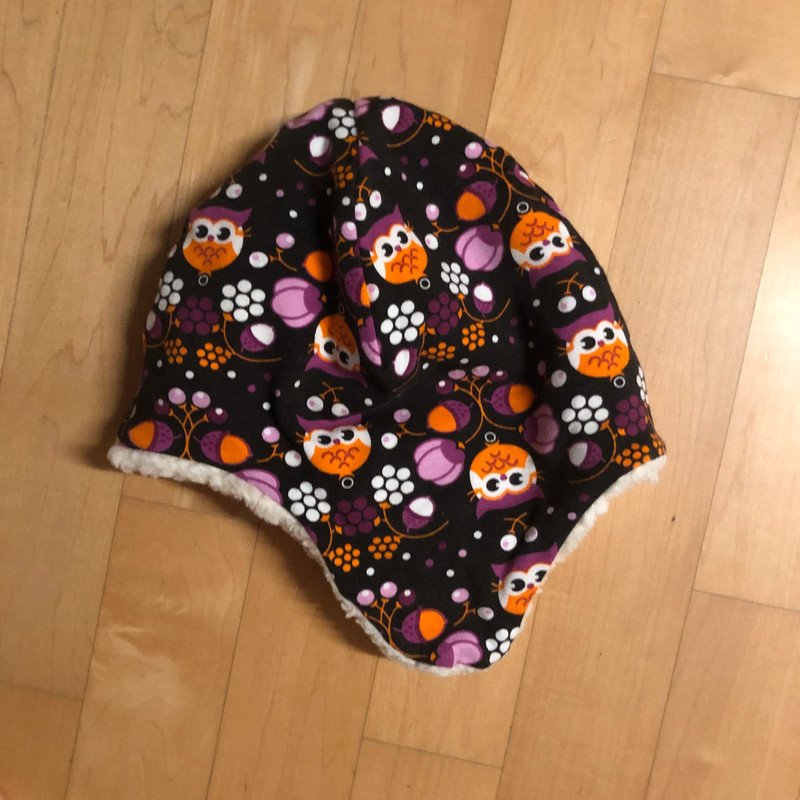 Pilotenmütze DIY Eulen mit Ohrenschutz handmade